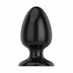 Female Soft Huge G-Spot Dildo Pull Beads Sucker Large Advanced Anal Butt Plug Sex Toy 5 Different Sizes Black