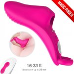 Adult Vibration Finger Cots Handcuffs Vaginal Clitoral Stimulation Female Masturbation Sex Toys Multi-frequency Sex Shop
