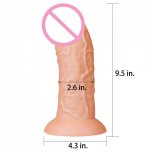 Super Huge Thick Dildo Realistic Soft Toy Female Masturbator Silicone Big Dick With Suction Cup G Spot Massage Sex Toy For Women