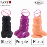 Realistic huge dildo Big Penis with Wolftooth G-Spot Stimulation Sex Toys 220mm Long 70mm Wide CHGD6