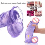 2021 New Big Simulate Dildos 10.2 Inch Penis With Strong Suction Cup Sex Toys For Woman Vaginal G-Spot Anal Butt Plug