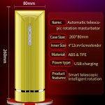 Automatic telescopic rotating male masturbation device adult real vagina male electric sex toy masturbation sucking cup pussy