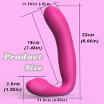 2021 Speeds Double Ended Strapless Strapon Dildo Vibrators For Women Lesbian G Spot Vaginal Stimulators Adult Sex Toys For Women
