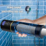 Rotation Sucking Water SPA Masturbation Cup Men Vacuum Pressure Penis Pump Extension Enlargement Male Masturbator Sex Product