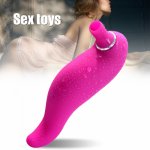 Good H 16*4.5CM USB Rechargeable Sucker Vibrator Sucking Massager Adult Sex Toys for Breast Clitoris Female Masturbation