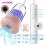 Realistic Pussy Male Masturbator Vibrator Cup Silicone Vagina For Sex Tools Pocket Anal Toys Men Adult Products Intimate Goods
