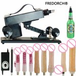 Fredorch sex machine with 10 dildo attachments sex product for men and women, automatic masterbation love robot