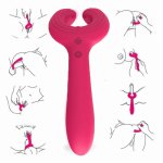G-Spot Rabbit 3 Motors Dildo Vibrator Sex Toys for Women Men Adult Couples Silicone Clitoris Vagina Penis Stimulator Massager