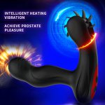 9 COLORS 2020 Unisex Vibrator For women Prostate Massager For Men 12 Stimulation Patterns Butt Silicone Sex Toys for Adults
