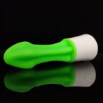 SHET new Potted plants cactus shape anal plug silicone butt sex toys ribbed long and large anal dildos green white adult product