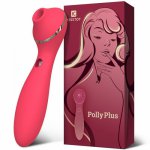 KISS TOY Polly Sucking Vibrator Clitoris Sucker Heatable Nipple Sucker G Spot Vibrator Clitoris Stimulator Adult Sex Toys Woman