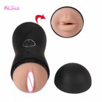 Pussy Sex Toys Masturbator For Men Silicone Electric Male Penis Massager Automatic Music Artificial Vagina Vibrator for adult