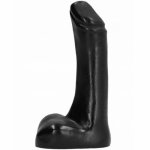 Mini dildo analne all black 9cm czarny | 100% dyskrecji | bezpieczne zakupy