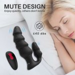 Anal Vibrator Telescopic Dildo Vibrators  Wireless Remote Control Butt Plug Male Prostate Massager Anal Sex Toys For Men Women