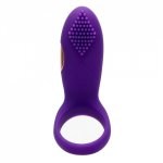 OLO Vibrating Penis Ring Bullet Vibrator Cock Ring Clitoris Stimulator Delay Ejaculation Sex Toys for Men Couple