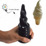 Cheap Unique Anal Plugs Wholesale Soft Adult Products Sexy toys for Woman Men Ice Cream Small Butt Plug Masturbation Dildos