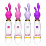 Multi-speed Adult Toys Rubbit toys Dildo Vibrator USB Masturbation Vibrator Waterproof Female Vagina Clitoris Massager for Women