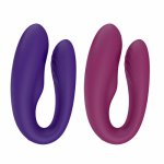 Wireless Vibrator Adult Toys For Couples Dildo G Spot U Silicone Stimulator USB Rechargeable Double Vibrators Sex Toy For Women