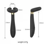Double Penetration Dildo Vibrator With Cock Ring Silicone Rechargeable Anal Vagina Clitoris Penis Stimulator Toy