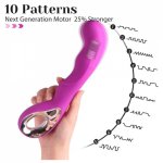 10 Speeds Silicone USB Rechargeable Waterproof AV Wand massager G Spot Vibrators Powerful Erotic Clit Vibrator Sex Toy for Women