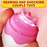 Oral Clitoris Sucking Stimulator Tongue Vibrator Nipple Sucker Masturbator Massager Vibrators Breast Enlarge Sex Toys for Women