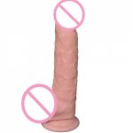 Dildo Realistic Huge Penis Silicone Real Foreskin Dildo,Female Rubber dicks,Big Penis,Big Dildo,Sex Toy For Women,Sex Products
