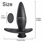 Wireless Remote Male Prostate Massage Men Anal Butt Plug Vibrator Sex Toys For Men Vibrating Male Masturbator