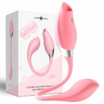 Heating Sucking Double Vibrarors For Women Clitoral Stimulation Sucker Blowjob Anal Dildos Vibrators Female Sex Toys For Couple