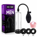 Adult Erotic Sexy Product Vacuum Dick Extender Effective Penis Pump Enlargement Increase Length Enlarger Male Train Men Sex Toys