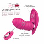 Vibrating Panties Dildo Sex Toys for Women G Spot Clit Stimulator Heating Butterfly Vibrator Remote Control Anal Plug Vibrator