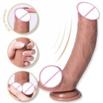 Soft Flexible Realistic Dildo Sex Toys For Women Huge Real Penis Female Masturbators G Spot Massage Orgasm Relief Tool Anal Plug