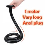 1M  Super Long Anal Plug Butt Plug G Spot Stimulation Anus Masturbator Dilator Dildo Prostate Massager  Sex Toys For Woman Men