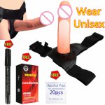 Wear Unisex Penis dildo vibrator sexual toy sm sex tool shop products sex toys masturbatorfor adults men women gay