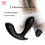 Butt Anal Plug Prostate Massager Vibrators Vagina Masturbation Male Vibrating Heating Sex Toys For Men Gay G-Spot Stimulation