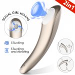 New Clit Sucker Vibrator Blowjob Tongue Vibrating Nipple Air Pulse Sucking Sex Oral Clitoris Vagina Stimulator Sex Toy for Women