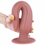 Super Long Anal Whip Soft With Suction Cup G Spot Anal Dildo Man/Women Masturbator Butt Plug Long Dick Toys Massager Sex Toys