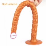 4*50cm Super Long Dragon Scale Liquid Silicone Dildo Realistic Soft Anal Dildo With Suction Cup For Women Lesbian Gay Sex Toys