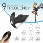 Wearable Vibrating Anal Plug Adult Product Invisible Vibration Wireless Remote Control Vibrating Anal Sex Toys for Couples
