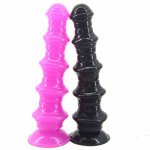Ins, CHGD Pagoda Anal Sex Toys For Women With Strong Suction Cup Dildo Insert Vagina Sex Emotional Woman For Sex Adult Toy