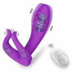 10 Speed Wireless Remote Control Clitoris Stimulator Goods for Adult Masturbator G Spot Dildo Vibrator Sex Toys for Women Couple