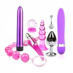 8Pcs/Set Toys For Adults Sex Toys Vibrator Kit Private Sex Toys Flirt Games Products for Women Men Couples