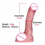New Realistic Soft Dildo Sex Toys Huge Silicone Penis With Sucker Anal Plug Women strap on Big Dick Adult For Women Masturbator