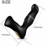 Wireless Remote Control Telescopic Heating Male Prostate Massager Vibrator Thrusting Vibrating Butt Plug Sex Toys For Men Gay