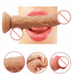 Realistic Soft Dildo sex toys for women Skin feeling Flesh Soft Penis Silicone Huge Dildo Female Masturbator toys for adults 18