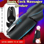 Male Automatic Stroker Masturbaters Cup Pussy Blowjob Machine Adult Sex Toys for Men Penis Delay Trainer Electric Pulse Vibrator