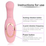 10 Modes Double Shock Sucking Vibrator G Spot Dildo Vagina Clitoris Stimalator Sex Toys for Woman Adults Intimate Goods Shop