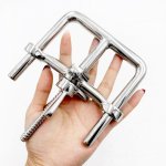 Stainless Steel Password Lock Handcuffs Metal Restraints BDSM Torture Bondage Sex Games For Adults Toys Slave Fetish Hand Cuffs