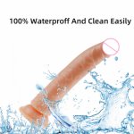FX Adult Sex Toy Female Vagina G-spot Massage Masturbation Realistic Dildo with Strong Suction Cup Jelly Dildo Female