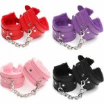 Handcuffs BDSM Bondage Ankle Cuff Restraints With Whip Nipple clip Bondage Slave Sex Toys For Woman Sex Accessories Erotic Toys