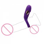 IKOKY Bullet Vibrator Vibrating Penis Ring Clitoris Stimulator Sex Toys for Men Couple Cock Ring Delay Ejaculation